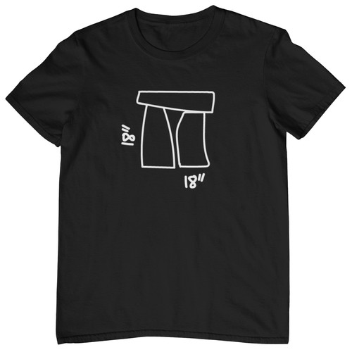 Shirt stonehenge film - t-shirt, 18"