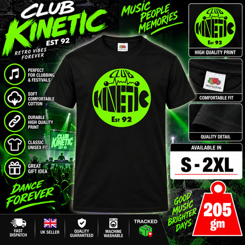 Shirt club kinetic nera - t-shirt,