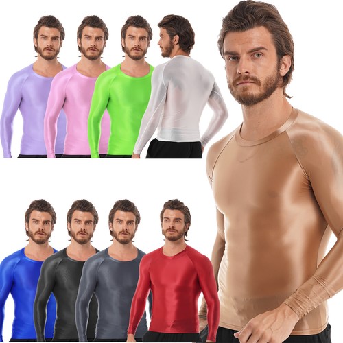 Shirt uomo olio - t-shirt, lucido