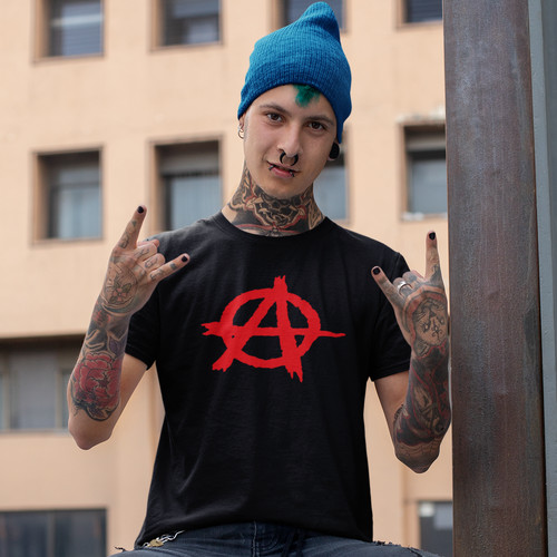 Maglietta anarchy politica - maglietta,