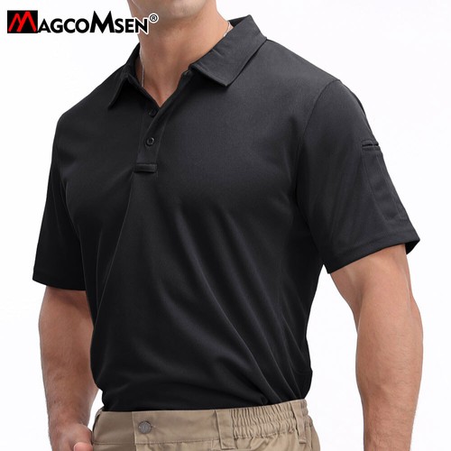 Polo atheletica uomo nera - polo,
