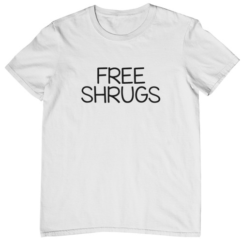 Maglietta free shrugs - maglietta, (droghe