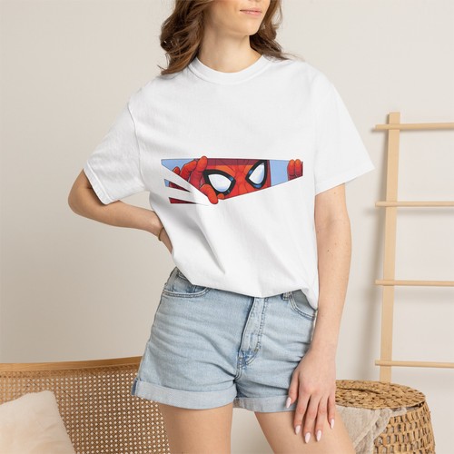 Maglietta peeking spiderman - peeking, |