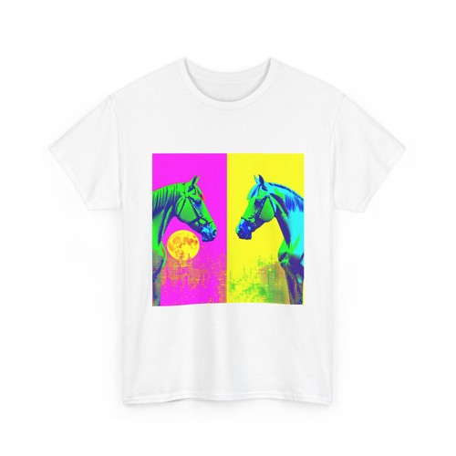 Shirt grafica cavalli - t-shirt,