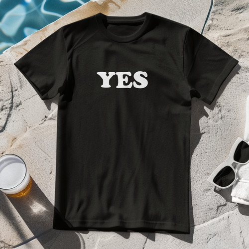 Shirt yes positive happy - -,