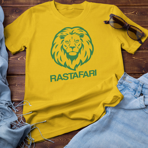 Shirt leone rastafariano - t-shirt,