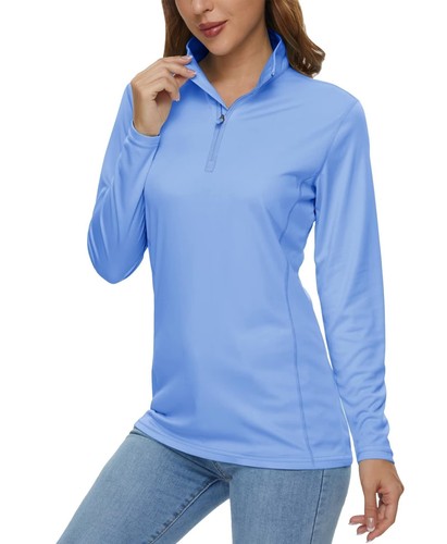 Shirt donna upf50 - 1/4, zip